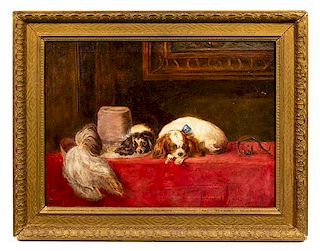 Artist Unknown, (19th Century), Two Spaniels