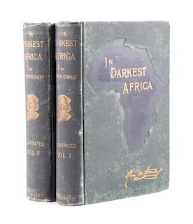 In Darkest Africa by Stanley 1st Edition Set 1890