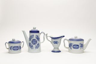 4 PC Copeland-Spode Blue & White Tea Set