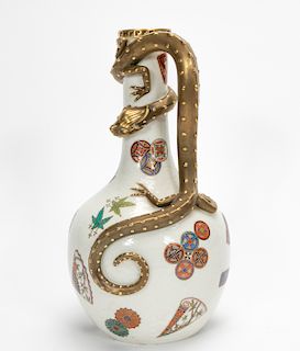 Royal Worcester Dragon Japonesque Ewer, 1880