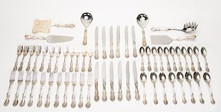 60 Pieces Sterling Flatware, "Francis I" Pattern