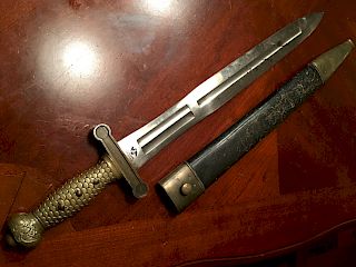ANTIQUE M1832 Military Artillery Foot Sword, dated 1833