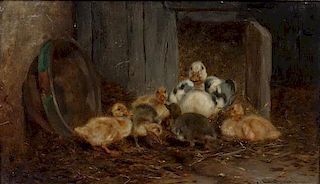 Philibert-Leon Couturier, (French, 1823-1901), The Young Brood