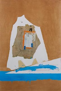 After Robert Motherwell, (American, 1915-1991), Untitled Collage