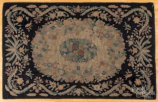 Room sized hooked rug