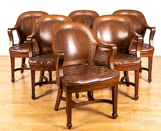 Six Clemco desk chairs