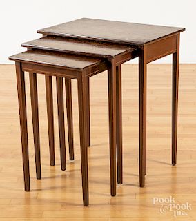 Eight assorted end tables