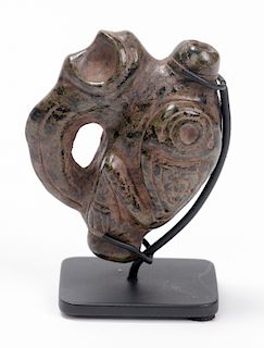 Taino Long Beaked Bird Cohoba Inhaler (1000-1500 CE)