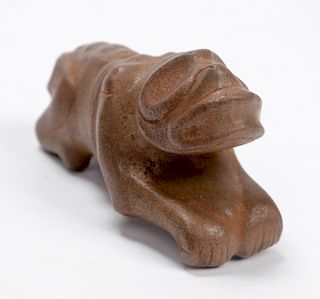 Taino Recumbent Human Transforming Into Dog (1000-1500 CE)