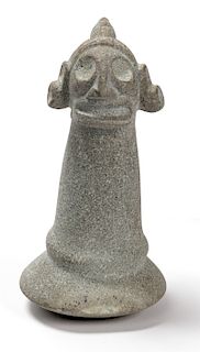 Impressive Large Taino Stone Cohoba Pestle (1000-1500 CE)
