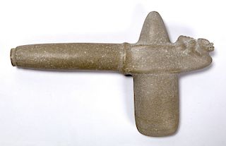Taino Large Monolithic Ax (1000-1500 CE)