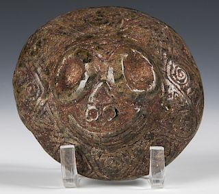 Taino, Frog Face Cemi/Stamp (1000-1500 CE)