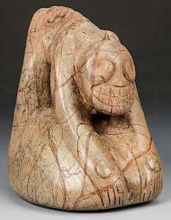 Taino Animate Anthropic Stone Figure (1000-1500 CE)