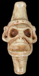 Taino Zemi-Like Marble Head (1000-1500 CE)