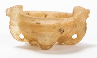Alabaster Bowl, Possibly Ancient Persian or Indo Persian