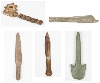 Collection of 5 Ceremonial Artifacts