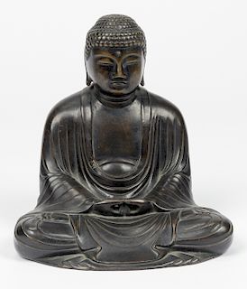 Bronze Seated Amitabha Buddha Statue