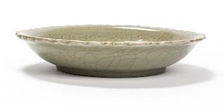 Chinese Qing Dynasty Celadon Charger