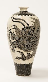 Chinese Qing Dynasty Cizhou Vase