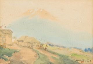 Yamada Baske (1869-1934) Landscape