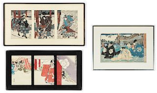 Fine Collection of Framed Japanese Prints