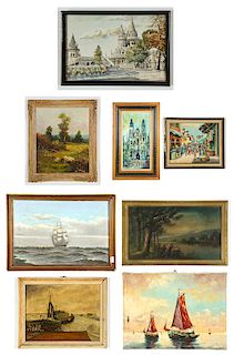 Estate Collection of 8 Works by Various Artists