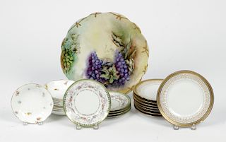 Estate Porcelain Grouping: French and English