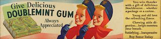 1950's Doublemint Gum Advertisment Lithograph