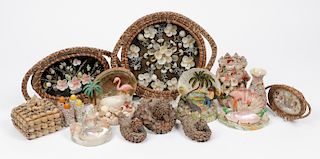 Sea Shell Theme Folk Art Collection