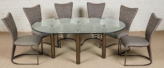 DIA Modern Dining Room Set: Table and 6 Chairs