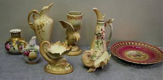 Group of 7 Pieces of Royal Worcester and a Meissen
