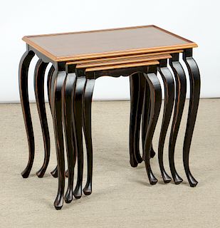 Set of 4 Modern Cabriole Nesting Tables