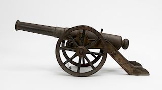 Small Iron Signal Cannon, Late 19th - Early 20th C