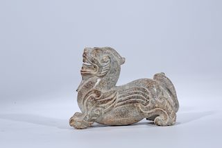 Chinese carved stone beast. 