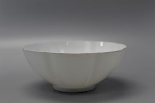 Chinese white glaze egg shell porcelain bowl.