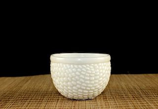 Chinese white glaze porcelain bowl. 