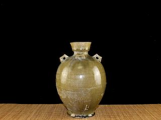 Chinese celadon porcelain vase. 