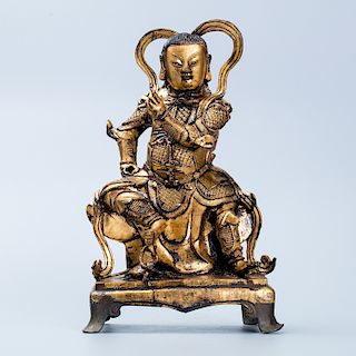 Chinese bronze figure. 