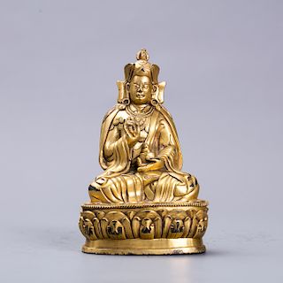 Chinese bronze Buddha. 