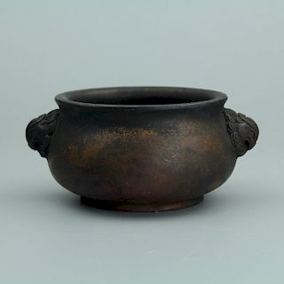 Chinese bronze incense burner. 