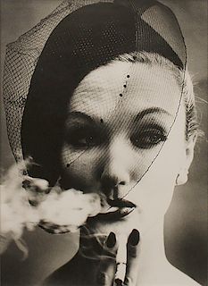 WILLIAM KLEIN, Smoke & Veil, Paris (Vogue), 1958â