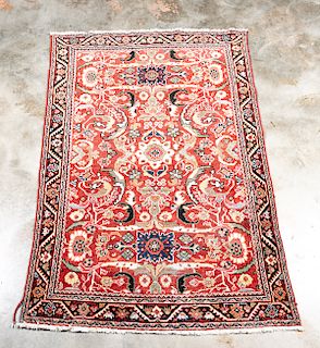 Hand Woven Sultanabad Rug, 4' 5" x 6' 10"