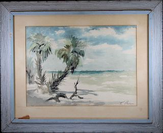 Robert Chase (1919 - 2014) "Lido Beach"
