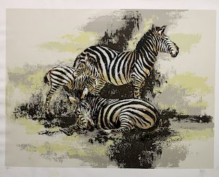 Mark King (NY, CA, 1931 - 2014) "Zebra"