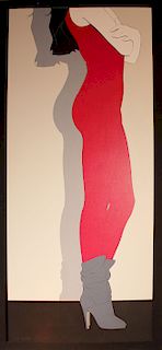 PATRICK NAGEL, Red Legs, 1983