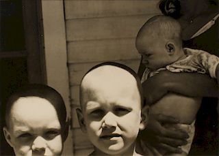 KEN MILLER, Three Bald Kids, 1988