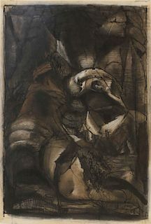 HOWARD WARSHAW, Untitled (Abstract), 1948