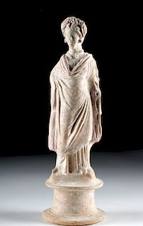 Canosan Terracotta Standing Female Figure