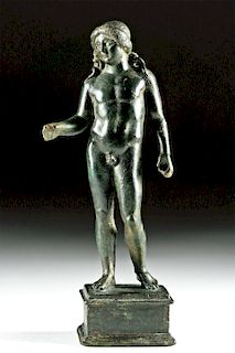Very Fine Roman Bronze Apollo Statuette