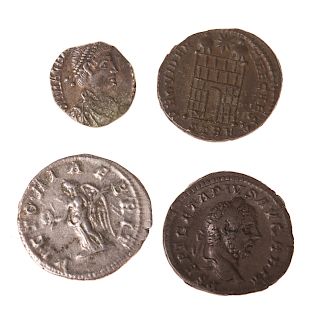 4 Nice Roman coins